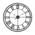 European metal round big wall clock creative iron clock home living room clock 80cm can