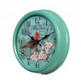 Hot products wrought iron personality retro wall clock rural home living room silent clock