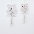 Nordic style round owl wall decoration children's room decorations handmade creative ornaments home wall decoration