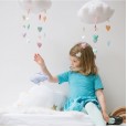 Explosion colorful cloud love ornaments children's room decoration children's tent mosquito net matching decoration