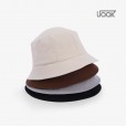 UQQK Japanese simple men and women pure cotton fisherman hat dome basin hat summer outdoor shopping shade wild hat