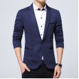 Casual suit men's large size small suit Korean version of the jacket will be Western male
