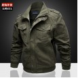 New autumn and winter men's jacket casual jacket cotton tooling plus size men's clothing
