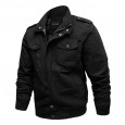 New autumn and winter men's jacket casual jacket cotton tooling plus size men's clothing