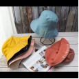 Sun hat female sunscreen big brim hat summer Korean version wild Japanese double-sided smiley wild student fisherman hat