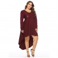 Autumn and winter plus size plus size women's sequin dress dress