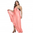 Best selling fat woman plus size lotus leaf beach skirt outdoor sunscreen blouse multifunctional long skirt 6082