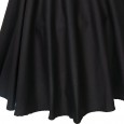 Hot selling big size big swing skirt long black skirt