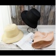 Niche design hollow big eaves fisherman hat double net sunscreen hat female Japanese wild Korean version of the sun hat