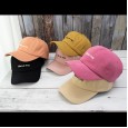 Cap female pink wild tide hat letter embroidery fashion show face small baseball cap tide