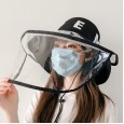 New detachable mask anti-spray sun hat summer hollow protection fisherman hat sunscreen dust basin hat