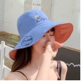 Spring protective cap female anti-spray cover cap transparent mask eye protection isolation saliva double-sided embroidery fisherman hat