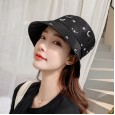 New fashion spring summer autumn star pattern foldable fisherman hat female casual wild sun hat