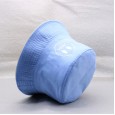 Children's hat spring and summer new smiley face cap cotton double-sided fisherman hat male and female baby sun hat basin hat