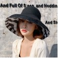 New summer double-sided color matching Dayan fisherman hat literary folding sunscreen sun hat female