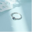 925 sterling silver moonstone ring new ring frosted crystal couple girlfriends gift gift jewelry female