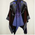The new lady's butterfly shawl autumn and winter imitation cashmere split shawl office cloak