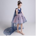 Children's pink hairpin rhinestone headdress princess crown female baby birthday hair accessories girls dress performance costumes