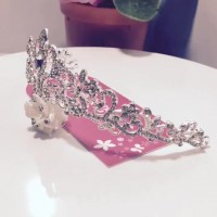 Children's Hair Accessories Princess Crown Crown Hair Accessories Children's Performance Crown Headdress Girls Cinderella Flower Girl Princess Hair Accessories