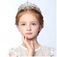 Children's Hair Accessories Princess Crown Crown Hair Accessories Children's Performance Crown Headdress Girls Cinderella Flower Girl Princess Hair Accessories