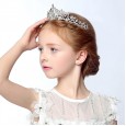 Children's Hair Accessories Princess Crown Crown Hair Accessories Children's Performance Crown Headdress Girls Cinderella Flower Girl Princess Hair Accessories
