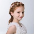 New children's hair accessories girl headdress princess headband girl head flower birthday performance accessories pink