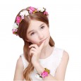 High-end children's accessories girls garland wedding small flower girl flower headband little girl show photo headdress
