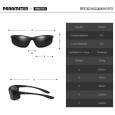 185 sports cycling polarized sunglasses large frame outdoor windproof sunglasses men's goggles