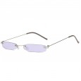 Trendy exquisite sunglasses men and women small frame square wild sunglasses street shot ocean film glasses S8028