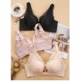 New products without steel rims, comfortable bras, small chests, gathered, adjustable, comfortable, thin, thick and thick