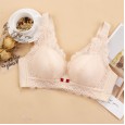 New products without steel rims, comfortable bras, small chests, gathered, adjustable, comfortable, thin, thick and thick