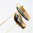 New fashion square iron man sunglasses men and women tide thick edge metal sunglasses glasses S9053