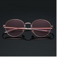New round sunglasses men and women tide fashion ocean film sunglasses metal wild street shot sunglasses S17028