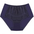 New lace one-piece seamless seamless breathable mid-waist large size underwear female fat mm sexy belly briefs female