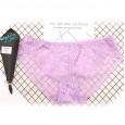 Plus size underwear ladies lace underwear sexy transparent oversize underwear briefs