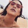 Trendy Cat Eye Sunglasses Women's Metal One Piece Sunglasses Wild Street Shooting Sunglasses Men S8005