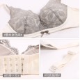 Thin sexy lace small chest gathered underwear no trace no steel ring beautiful back adjustment type young ladies bra