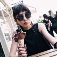 Personality round frame sunglasses men and women couple punk sunglasses the same paragraph wild glasses S17031