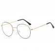 Cat ears Harajuku style glasses frame female tide literary retro flat mirror students round frame cute glasses frame F8006