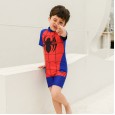 Cartoon superhero children swimsuit boy Siamese big boy hot spring baby swim trunks child swimsuit baby