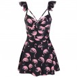 Swimsuit female new one-piece skirt conservative cover belly slim sexy swimsuit large size hot spring swimsuit