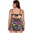 New large size swimsuit fat woman split bikini
