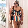 New bikini high waist fat woman XL swimsuit women