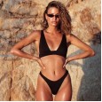 New bikini solid color sexy swimsuit female swimsuit