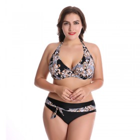 Hot sale female swimsuit sexy backless high waist XL bikini