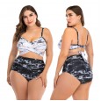 Plus size bikini sexy big cup ladies swimsuit swimwear 8816