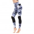 Running tight moisture wicking yoga pants sports fitness pants female printed leggings 024
