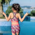 Children's split swimsuit female baby spa boxer swimsuit bikini leisure sports 1005