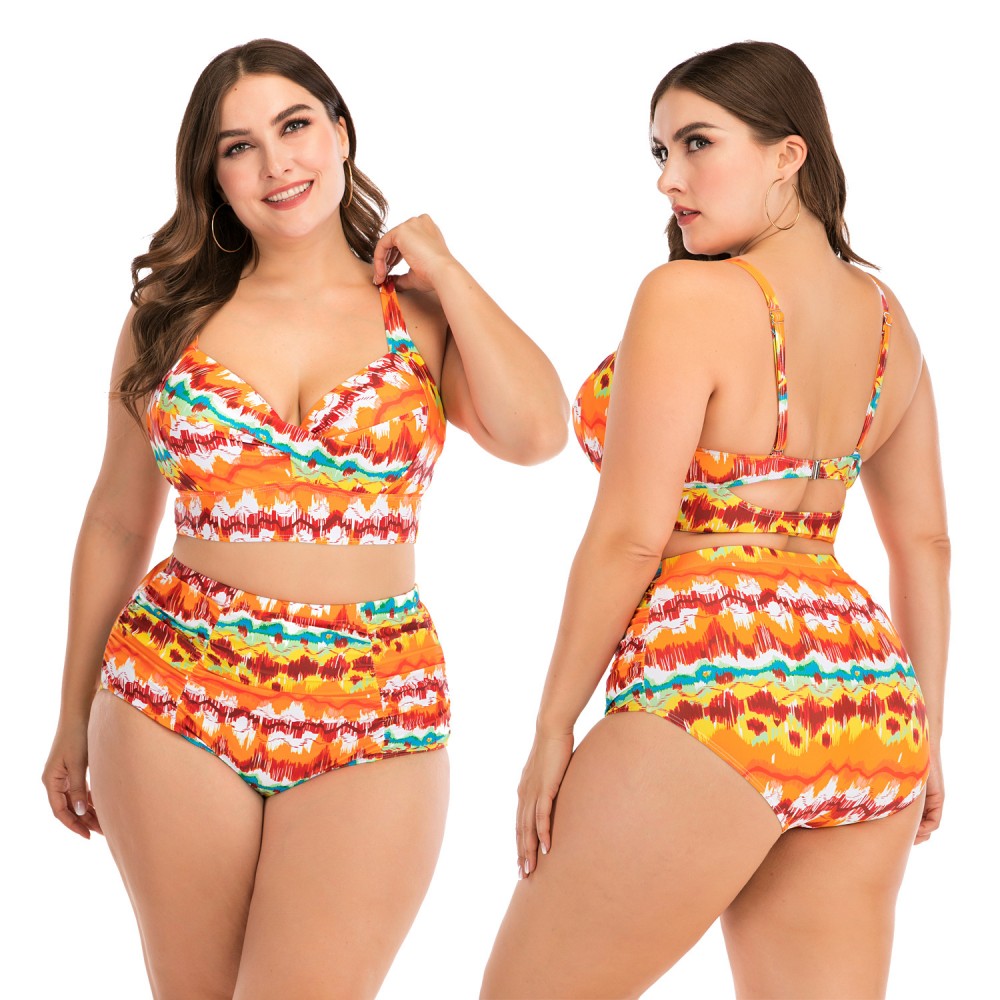 Large size bikini underwire large cup ladies swimwear swimwear 88