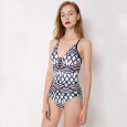 Siamese backless sexy lady swimsuit hot spring swimsuit 9047